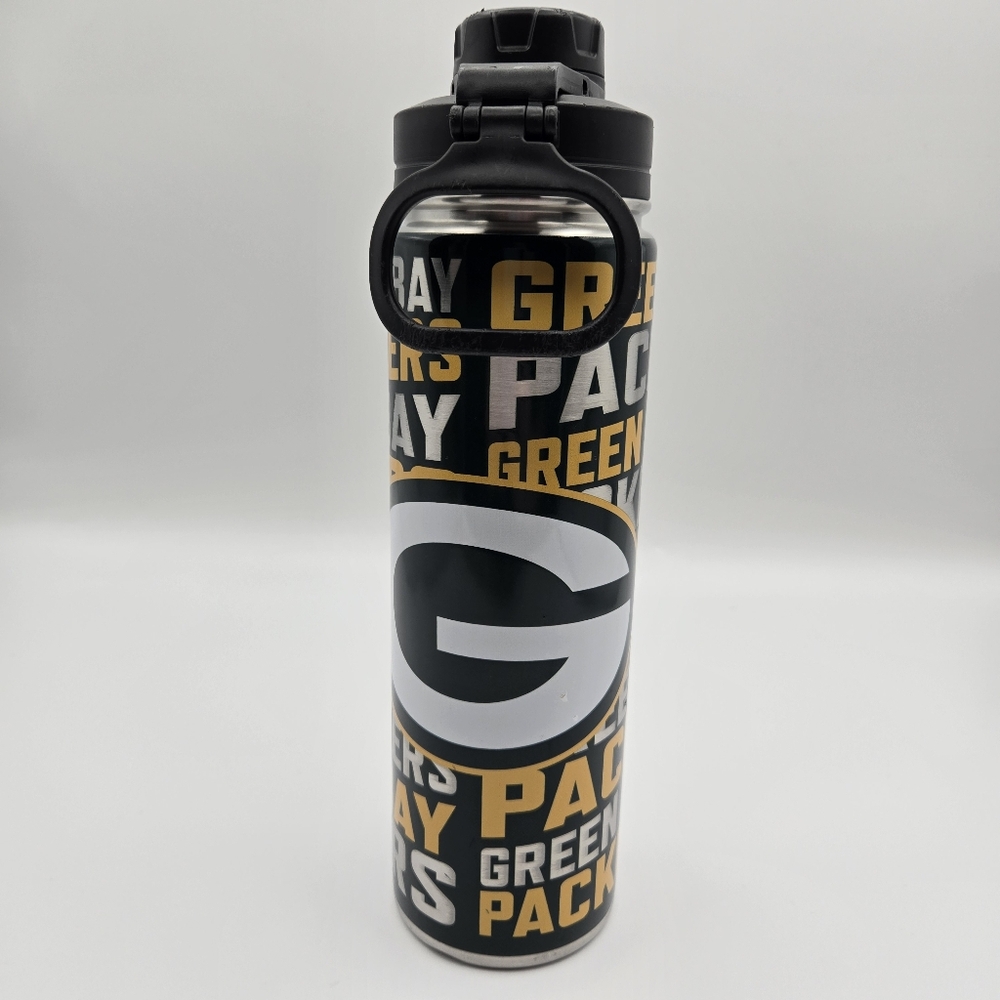 NFL Green Bay Packers Logo Stainless Steel Water Bottle 20oz